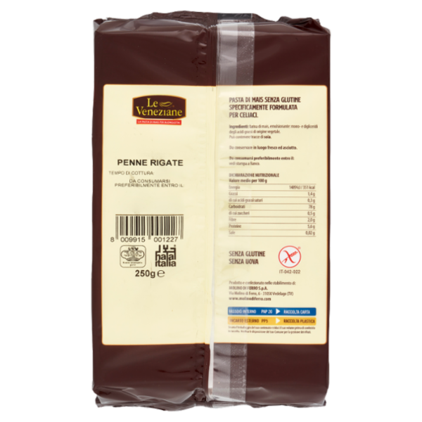 Le Veneziane Penne Rigate 250 g