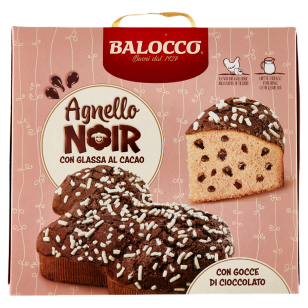 Balocco Agnello Noir con Glassa al Cacao 750 g