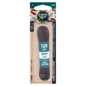 Shoes'Xpert Classic Tonde Testa Di Moro 120cm 7/9 1 Paio