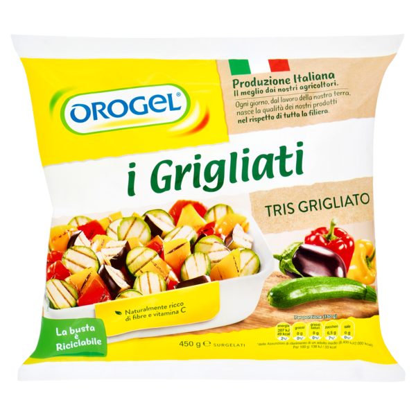Orogel i Grigliati Tris Grigliato Surgelati 450 g