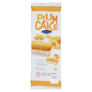 Bononia Dolci PlumCake Con Farcitura All'albicocca Senza Glutine 6 x 45 g