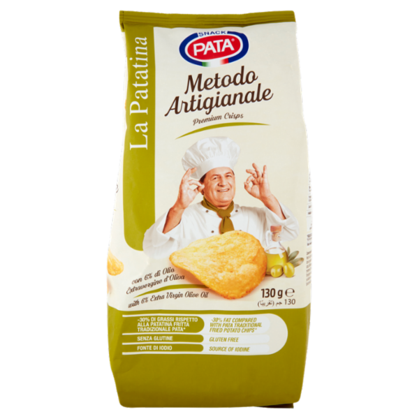 Pata la Patatina Metodo Artigianale con 6% di Olio Extravergine di Oliva 130 g