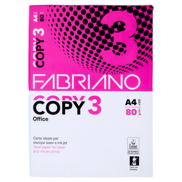 Fabriano Copy 3 Office A4 80 g/m² 500 Fogli