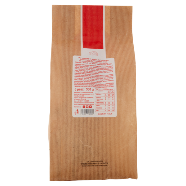 orsobianco Dolciaria il Croissant cacao 6 pezzi 350 g