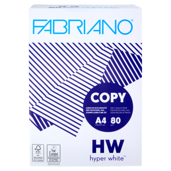 Fabriano Copy HW hyper white 80 g/m² A4 x 500