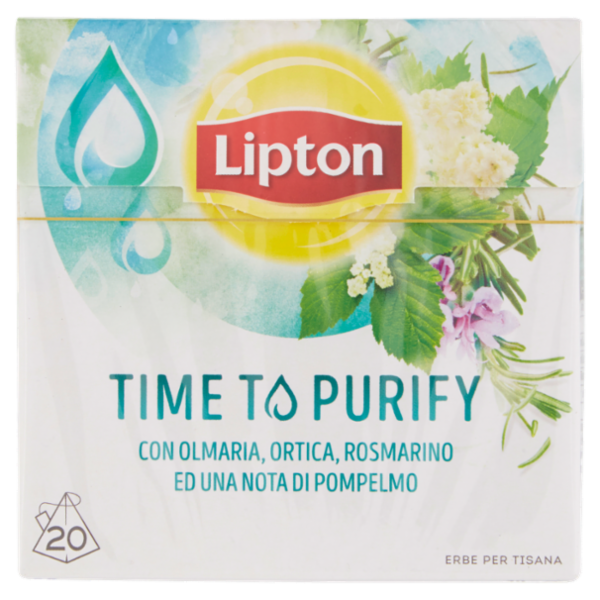 Lipton Time to Purify Erbe per Tisana 20 Filtri 30 g