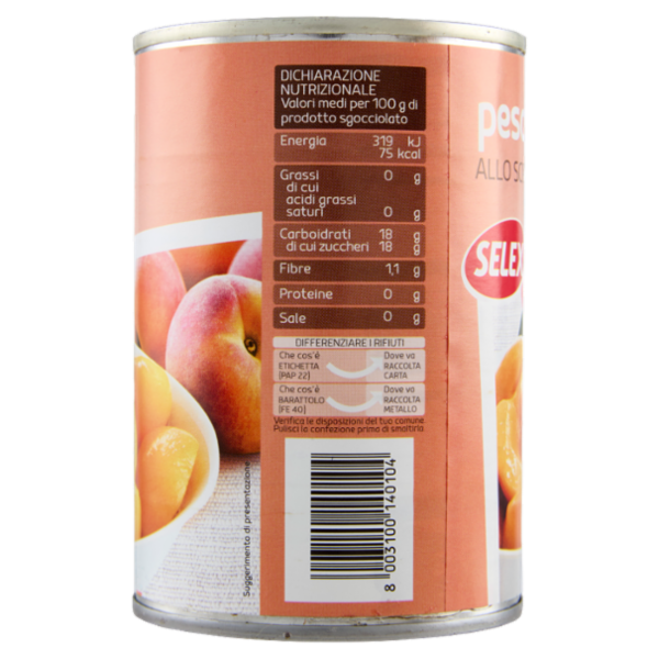 Selex Pesche allo Sciroppo 400 g
