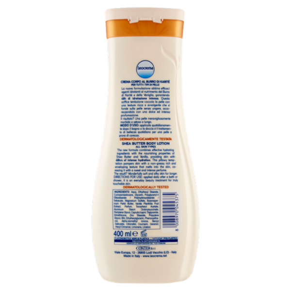 Leocrema Crema Corpo al Burro di Karitè 400 ml