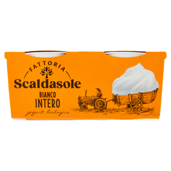 Scaldasole Yogurt Naturale Biologico Bianco Intero 2 x 115 g