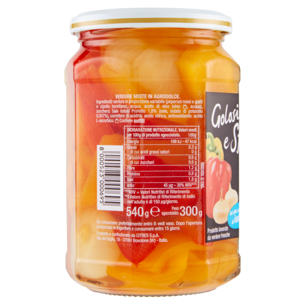 Golosi e Sfiziosi Tutto dal fresco 540 g