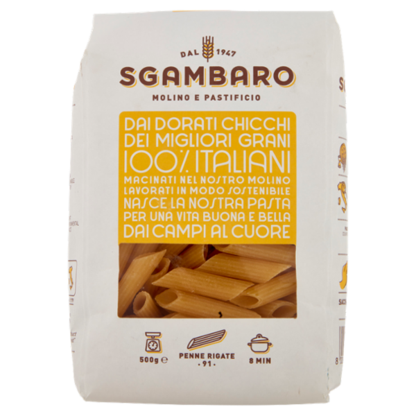Sgambaro Penne Rigate N°91 500 g