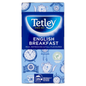 Tetley English Breakfast 25 Bustine 50 g