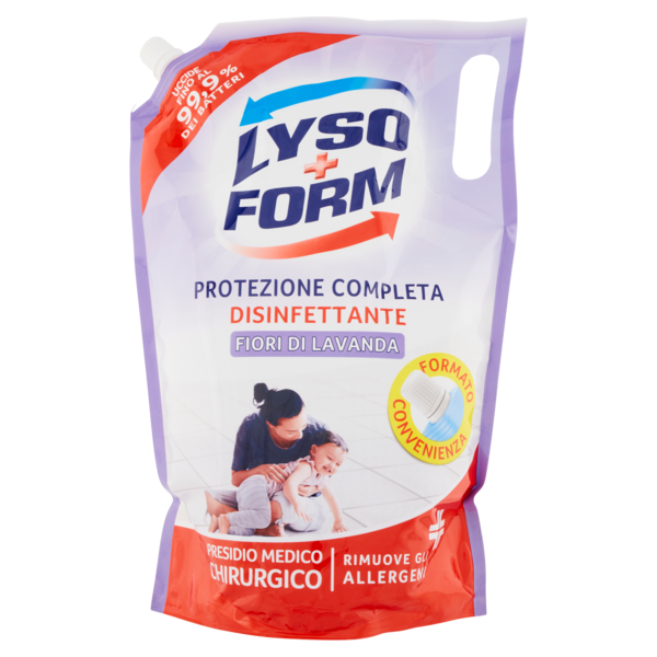 Lysoform Protezione Completa Disinfettante Fiori di Lavanda 1900 ml
