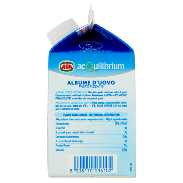 Aia aeQuilibrium Albume d'Uovo 500 g