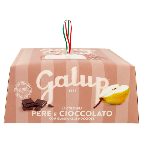 Galup la Colomba Pere e Cioccolato con Glassa alle Nocciole 750 g