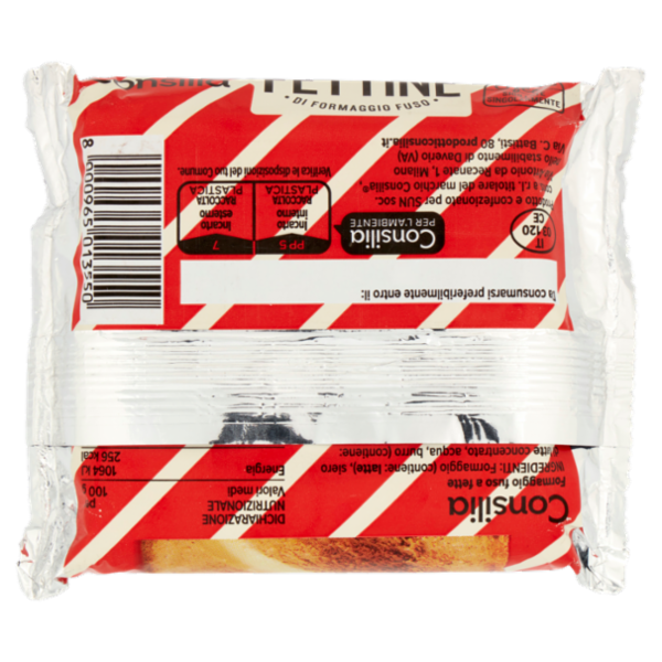 Consilia Fettine di Formaggio Fuso 8 fette 200 g