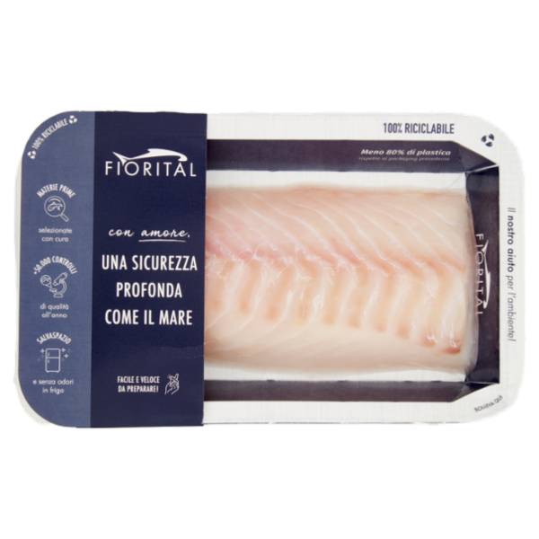 Fiorital Cuore di Merluzzo Nordico Decongelato 0,200 kg