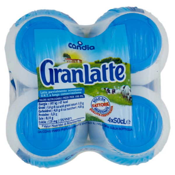 candia GranLatte Parzialmente Scremato 4 x 50 cL
