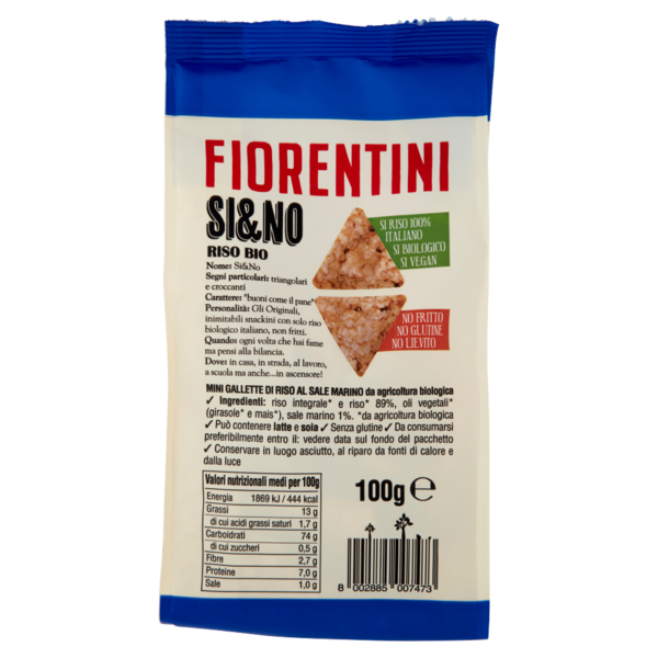 Fiorentini gli Originali Si&No Riso Bio 100 g