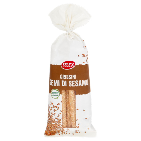 Selex Grissini Raggi di Pane con Sesamo 200 g