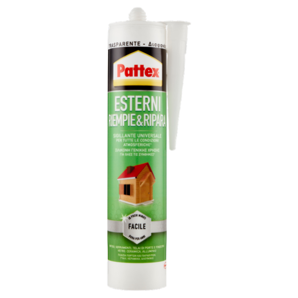PATTEX Sigillante Light Esterni Trasparente 280 ml