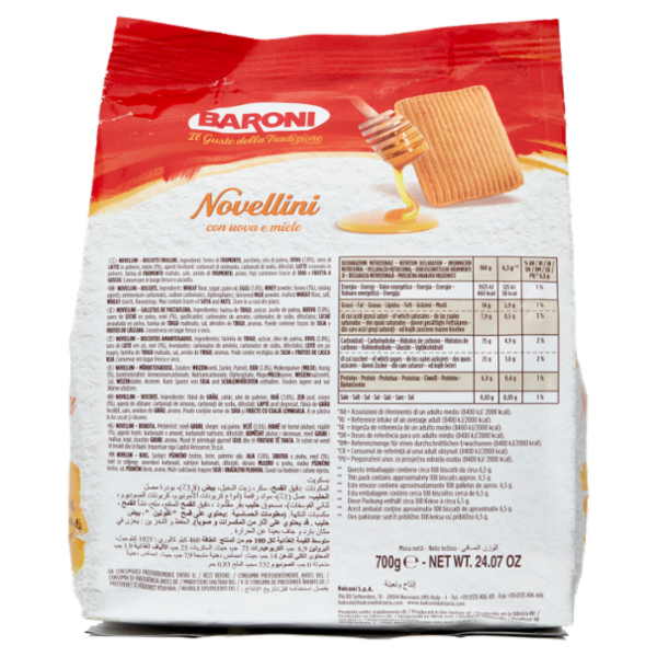 Baroni Novellini con uova e miele 700 g