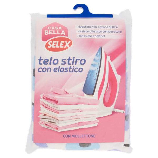 Selex Casa Bella Telo Stiro con Elastico 140x150 cm