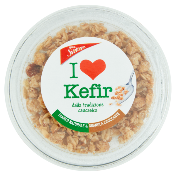 SVELTESSE I Love Kefir Bianco Naturale & Granola Croccante 160 g