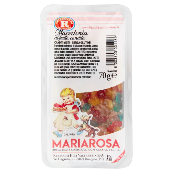Mariarosa Macedonia di frutta candita 70 g