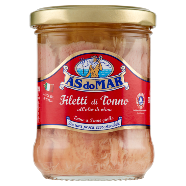 Asdomar Filetti di Tonno all'olio di oliva 200 g