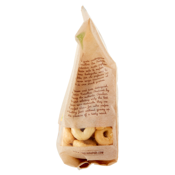Puglia Sapori I Biologici Tarallini Specialità al Farro 200 g