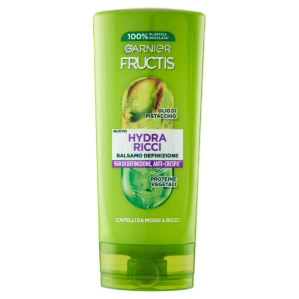Garnier Fructis Balsamo Hydra Ricci, balsamo definizione per capelli da mossi a ricci, 200 ml