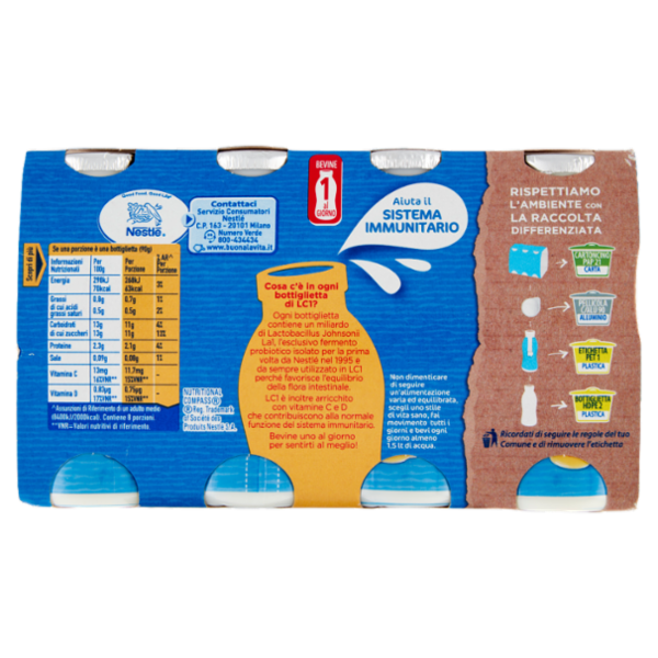 NESTLÉ LC1 con Probiotico Pappa reale 8 x 90 g