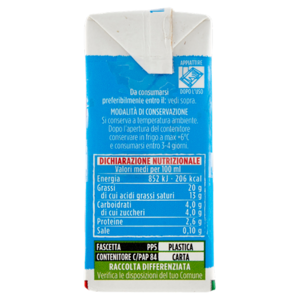 Accadì Benessere Panna da Cucina Senza Lattosio* 3 x 100 ml