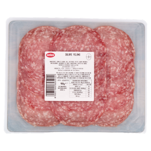 Selex Salame Milano a Fette 100 g