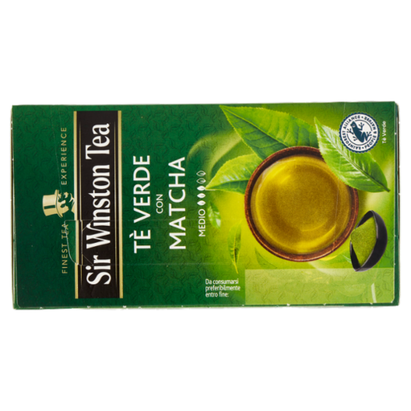 Sir Winston Tea Tè Verde con Matcha 20 x 1,75 g