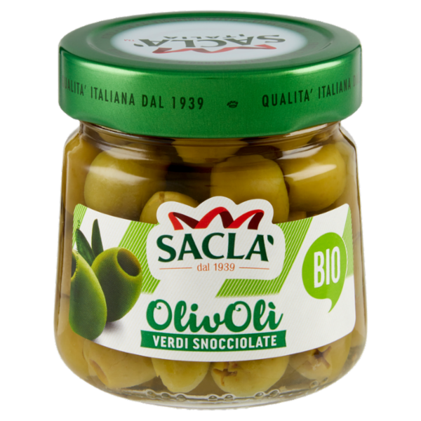 Saclà Bio OlivOlì Verdi Snocciolate 185 g