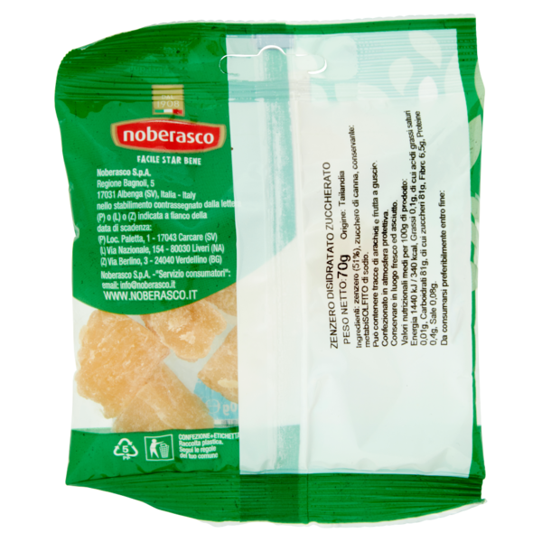 noberasco € 0,99 Zenzero 70 g