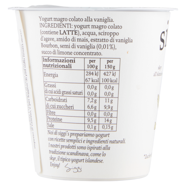 SIGGI'S Vaniglia 150 g