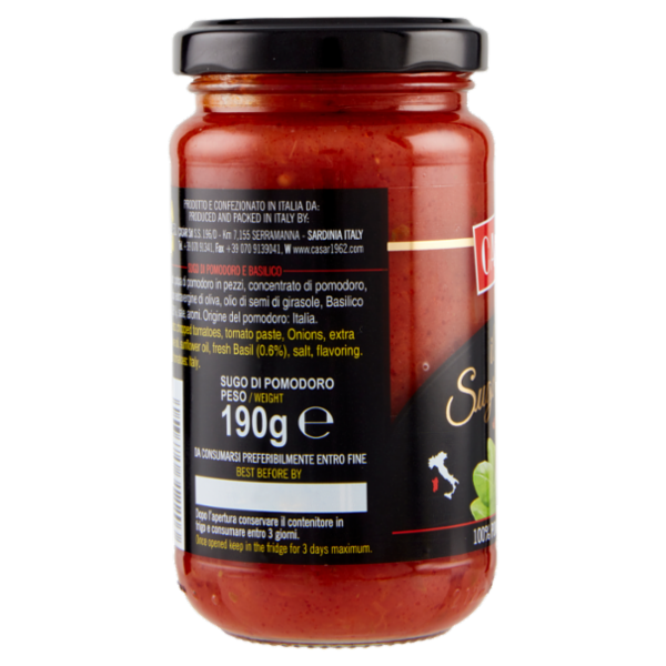 Casar il Sugo Sardo Basilico 190 g