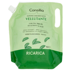 Consilia Sapone Liquido Mani Vellutante Con Aloe Ricarica 1 L