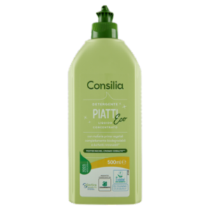 Consilia Bio Detergente Per Stoviglie Liquido Concentrato Ecologico 500 Ml