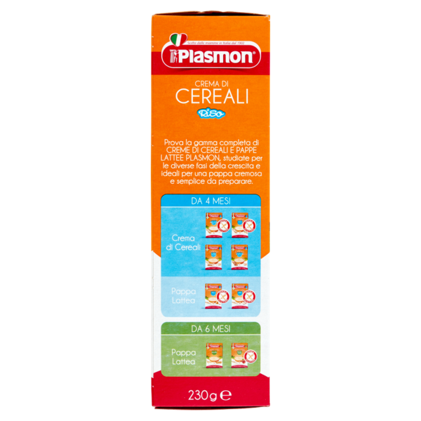 Plasmon Crema di Cereali Riso 230 g