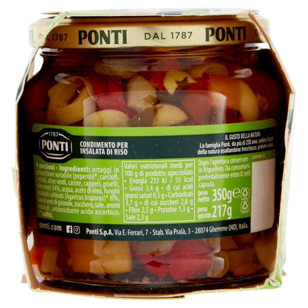 Ponti Peperlizia Insalata per Riso 2 x 350 g