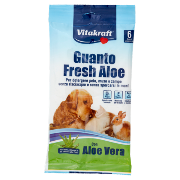Vitakraft Guanto Fresh Aloe 6 pz