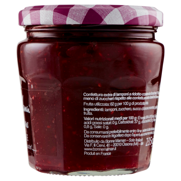 Bonne Maman Lampone Intense 235 g