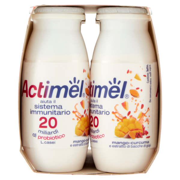 Actimel mango-curcuma e estratto di bacche di goji 6 x 100 g