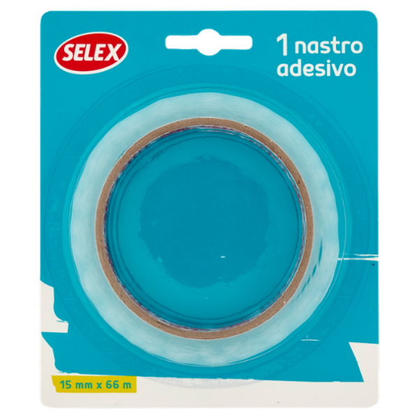 Selex Nastro Adesivo 15 mm x 66 m Trasparente