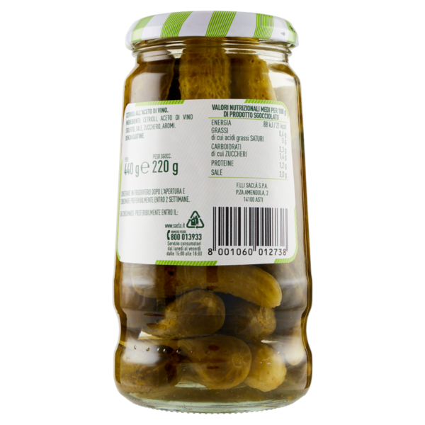 Saclà Acetelli Cetrioli 440 g