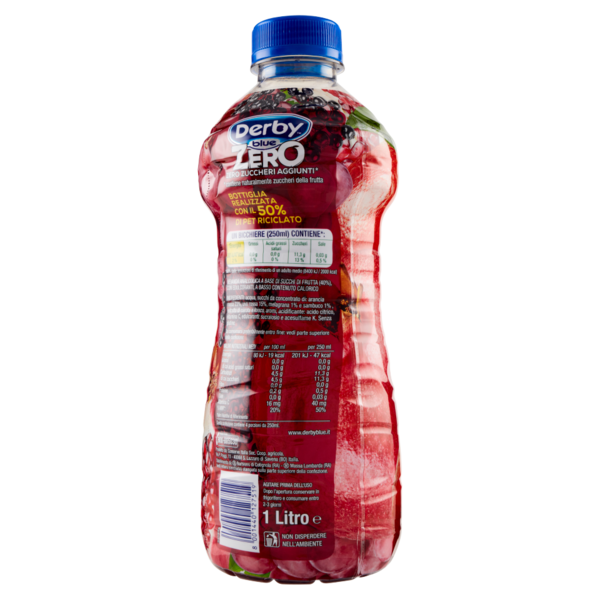 Derby blue Zero Frutti Rossi 1 Litro